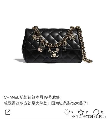 二手 Chanel 2021年春夏度假新款鏤空山茶花CF20單肩斜挎包 AS2326