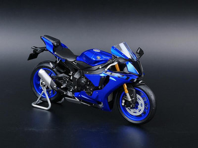正版授權CMModel118合金靜態摩托車模型Yamaha雅馬哈R1跑車擺件