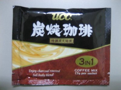 UCC咖啡~UCC炭燒3合1即溶咖啡 17g*240包