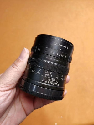 七工匠55mm f1.4大光圈微單定焦索尼E口  適用索尼A