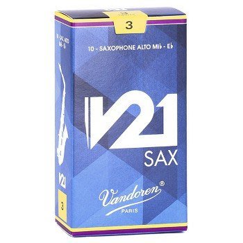 【現代樂器】最新法國Vandoren V21 Alto Saxophone 中音薩克斯風 3號 竹片10片裝