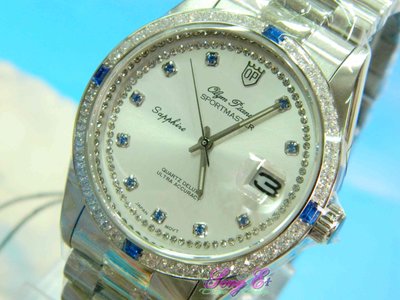 OP奧柏錶 高級奧地利水晶　防水 信用好 翡翠水晶鏡片 高級錶盒 優惠價 89322DGW