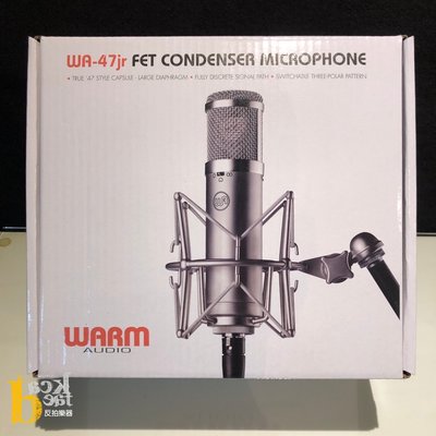【反拍樂器】Warm Audio WA-47jr 電容麥克風 公司貨 免運
