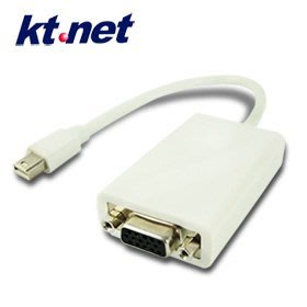 ~協明~ KTNET - mini DisplayPort(公) to VGA(母) adapter cable 轉接線