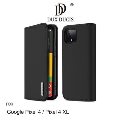 --庫米--DUX DUCIS Google Pixel4 / Pixel4 XL WISH 真皮皮套 可插卡