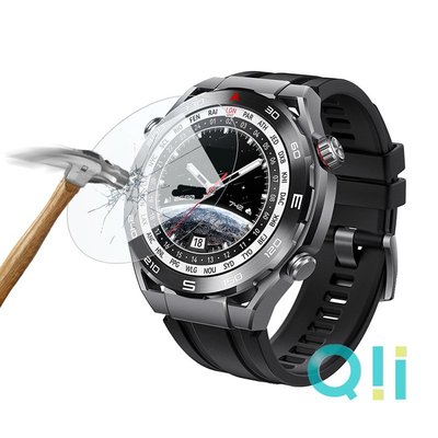HUAWEI Watch Ultimate 螢幕保護貼 手錶螢幕保護貼 保護貼 Qii 玻璃貼 (兩片裝)