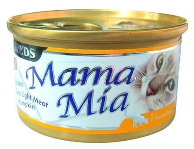 『Seeds惜時』 Mama-Mia 純白肉_鮮嫩雞肉底貓餐罐85g