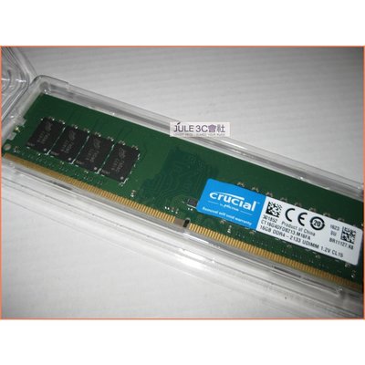 JULE 3C會社-美光Crucial DDR4 2133 16G 16GB 1.2V/終保/雙面/桌上型 記憶體