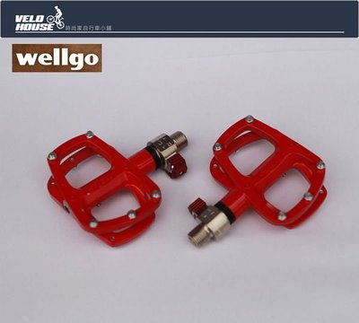 【飛輪單車】Wellgo 維格 QRD-R146 快拆式踏板(紅色)[5765]