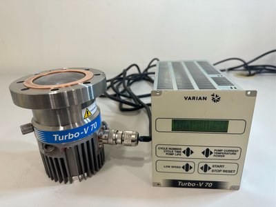 Agilent Varian Turbo-V 70 TURBO PUMP &amp; Controller 渦輪真空幫浦及控制器
