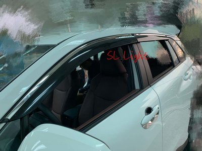 SL光電精品～TOYOTA Corolla Cross 晴雨窗 不鏽鋼飾條