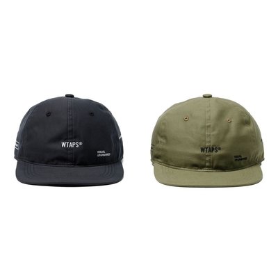 19SS WTAPS T-6 02 / CAP. COTTON. SATIN CAP 平沿老帽棒球帽男女