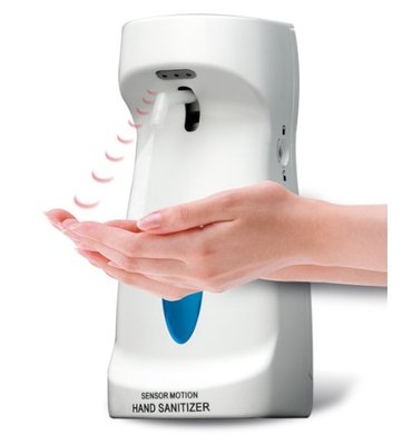 HS082 500ml 紅外線自動感應給皂機+手指消毒器 自動手指消毒器 自動酒精消毒機 感應給皂機 肥皂機