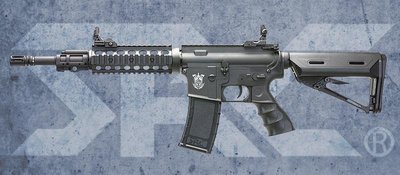 【BCS武器空間】SRC SR4 ST-BETA 黑色 進化運動版電動槍，電槍，BB槍，長槍-SRCGE-1602