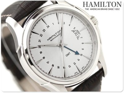 HAMILTON 漢米爾頓 手錶 Jazzmaster Traveler GMT 男錶 機械錶 瑞士 H32585551