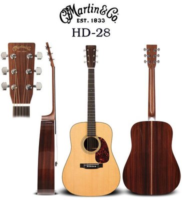 【金聲樂器】Martin HD-28 美國廠 經典名琴 HD28 全單板民謠吉他