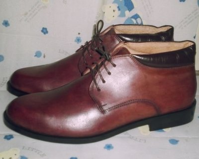 甜甜妞妞小舖 ☆ 品牌  Tino Bellini   咖啡色牛皮--手工上班鞋--休閒男皮鞋--9.5號