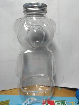 大熊造型瓶 咖啡瓶 狗熊造型 大熊維尼瓶 /飲料瓶/大熊瓶 /擺飾 奶茶 新奇 珍珠奶茶 果汁瓶 1128支單價