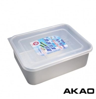 天使熊雜貨小舖～AKAO 急速冷凍解凍保鮮盒-深3.2L  全新現貨