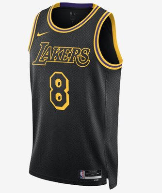 Nike Kobe Mamba Mentality Lakers City Edition 球衣 FW23 FN7297-010。太陽選物社
