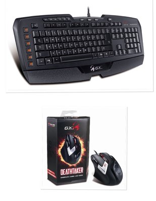 Genius / GX Gaming IMPERATOR 帝皇蠍專業電競鍵盤 + DeathTaker 奪命蠍電競鼠