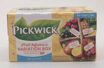 PICKWICK品味繽紛綜合水果茶組(無咖啡因)20茶包/盒，附發票【吉瑞德茶坊】