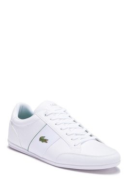 【DANDY特選】Lacoste Nivolor Leather 白綠 小白鞋 皮質 皮革 賽車鞋