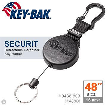【EMS軍】KEY-BAK SECURIT 48”負重伸縮鑰匙圈 #0488-803
