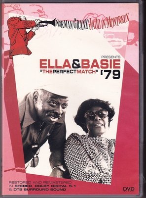 音樂居士新店#Ella and Basie '79 - The Perfect Match 艾拉.菲茲潔拉德 D9 DVD