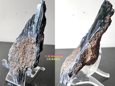 [火星喵晶礦屋]天然巴西藍鐵礦原礦(特殊原礦/礦物標本)VE2