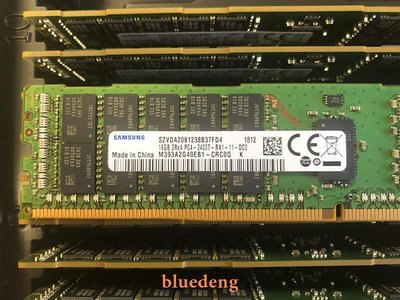 三星16G 2RX4 PC4-2400T RDIMM四代伺服器記憶體REG ECC DDR4 16G