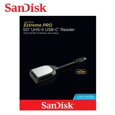 SANDISK 高速讀卡機 Extreme PRO SD UHS-II Type-C 相機大卡專用 (SD-CR409)