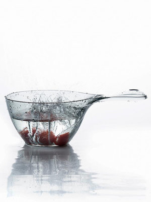 家用廚房水瓢塑料透明水勺舀水勺級水舀大號勺子水漂~菜菜小商鋪