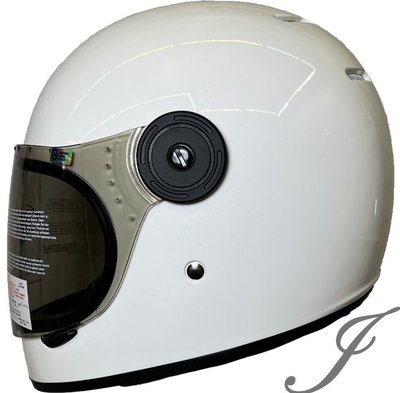 《JAP》THH TT01 素色 亮白 雙D扣 復古 內襯全可拆洗 樂高帽 全罩安全帽