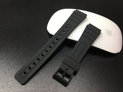 14mm 16mm 18mm 20mm潛水錶風格黑膠塑料錶可帶替代seiko CASIO同規格原廠錶帶不鏽鋼錶扣