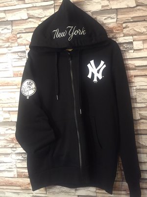 New Era Asia NY Yankees Zip Up Hoodie NE 亞洲線紐約洋基拉鍊式帽T刺繡