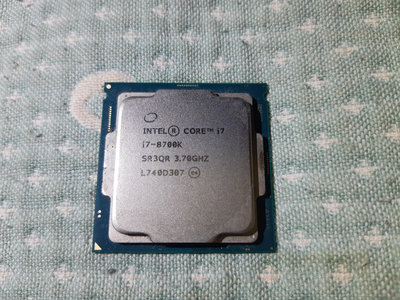 格里菲樂園 ~ Intel i7 8700K CPU 3.7 GHz 1151腳位