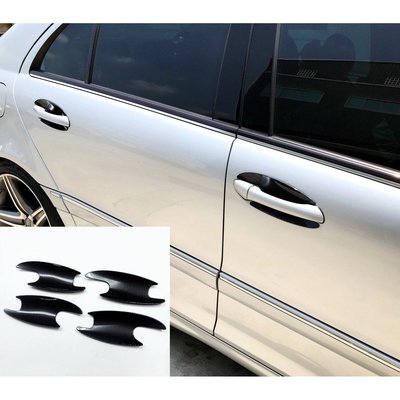 【JR佳睿精品】Benz 賓士 W203 C-Class 卡夢 碳纖 (水轉印) 門碗 內碗 防刮飾板 內襯 改裝配件