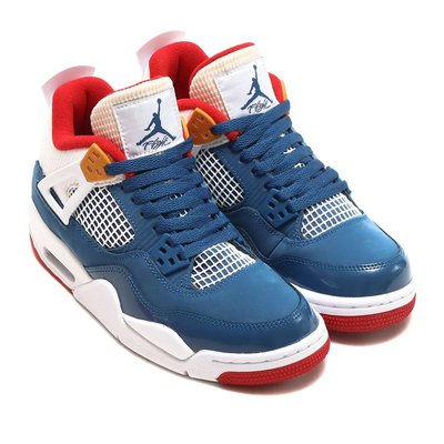 =CodE= NIKE AIR JORDAN 4 RETRO GS 籃球鞋(藍白紅)DR6952-400 鋼彈 美國 女