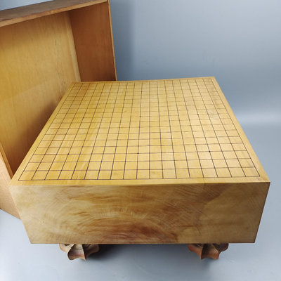 。日本銀杏木圍棋桌。銀杏圍棋墩獨木。