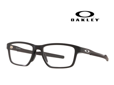 【原廠公司貨】OAKLEY 奧克利 METALINK 時尚光學眼鏡 一體成型可更換防滑鼻翼設計 OX8153 01 霧黑
