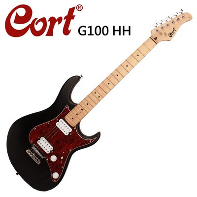 CORT G100 HH-OPBB 嚴選電吉他-經典黑色款