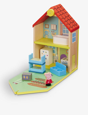 英國代購 正版 粉紅豬小妹 佩佩豬 Peppa Pig 木頭家庭遊戲組 禮物