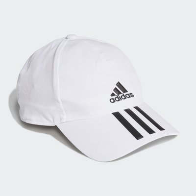 南 2021 5月 ADIDAS AEROREADY 3-STRIPES 運動帽子 老帽 棒球帽 GM4511 白黑色