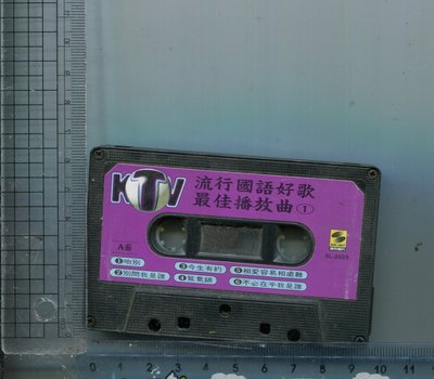 KTV 流行國語好歌  吻別 二手錄音帶(缺歌詞)