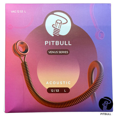 【又昇樂器.音響】土耳其製 Pitbull Venus 系列 VAG 12/53 L 木吉他弦