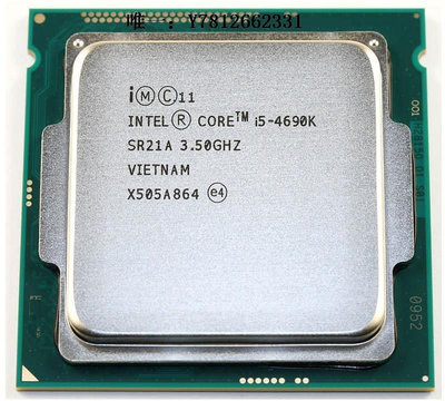 電腦零件全新intle i5 4690K 散片正式版CPU 1150接口支持B85 H81筆電配件