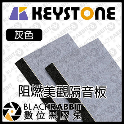 黑膠兔商行【KEYSTONE 阻燃美觀隔音板 50X100X3cm 灰色 12片】阻燃 隔音 無毒 隔熱 防撞