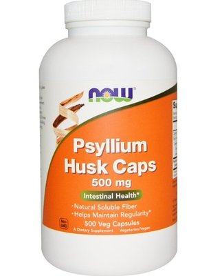 美國洋車前子殼 美國Now Foods Psyllium Husk Caps 500粒