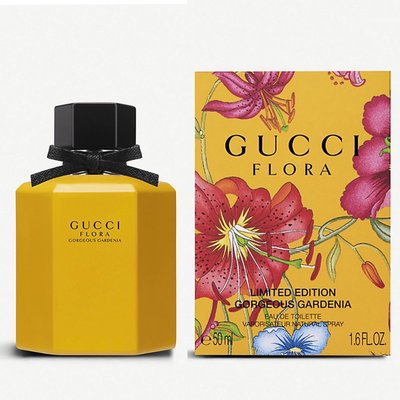 Gucci 限量 Flora 花之舞 梔子花 淡香水 50ml 英國代購 保證百貨公司購入正品